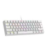 Rampage PLOWER K60 WHITE Blue Switch - 1314859 - zdjęcie 3